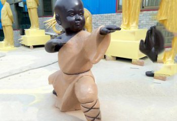 泉州传承传统文化的绝佳礼品——“功夫小和尚”雕塑