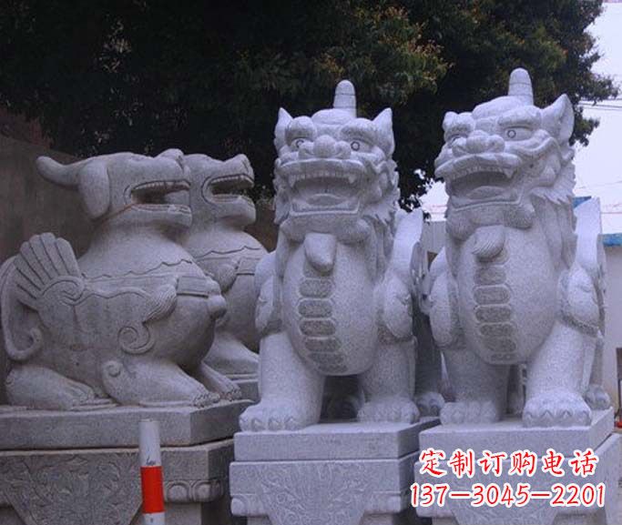 泉州古典独角兽石雕
