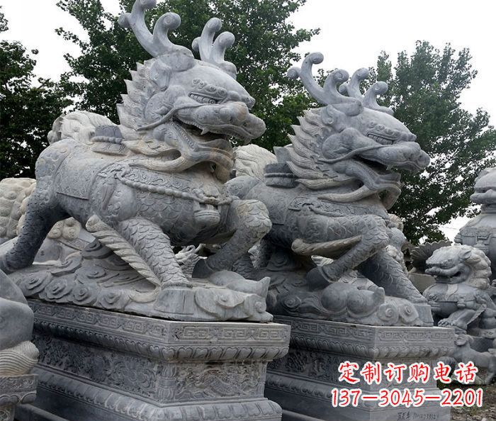 泉州古代神兽仿古麒麟石雕