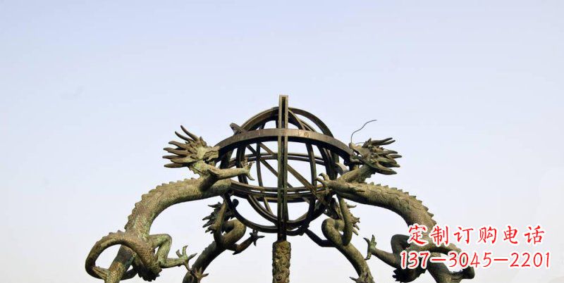 泉州传承中国古代文化,浑天仪铜雕——让精致的往事重现
