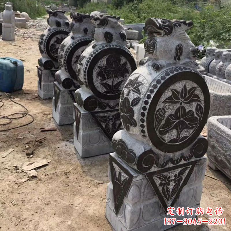 泉州定制古典门墩雕塑,展现古典文化精髓
