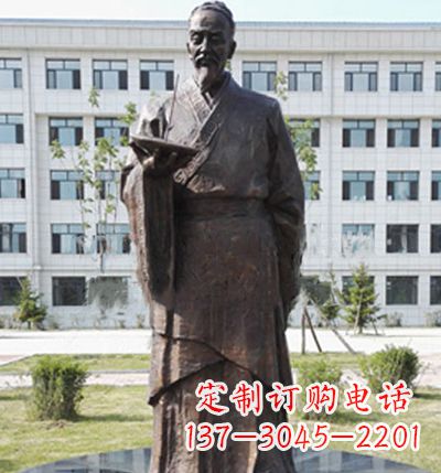 泉州传承古代珍贵文化—祖冲之铜雕塑