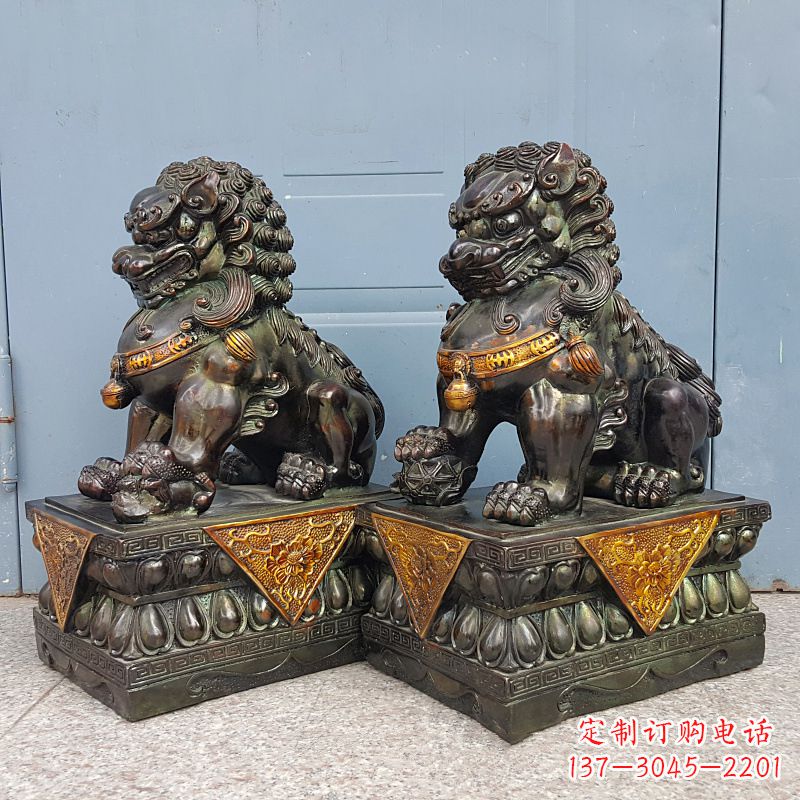 泉州故宫青铜狮子