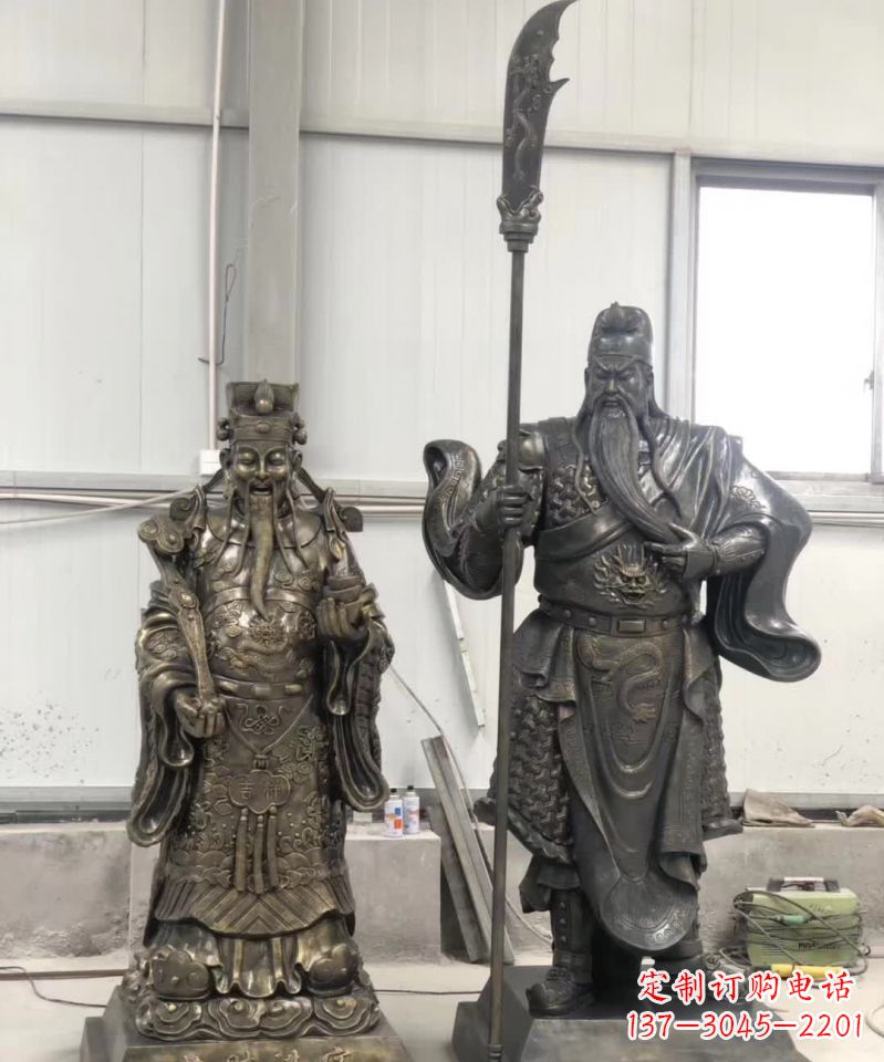 泉州海量关公雕塑把财神收入囊中!