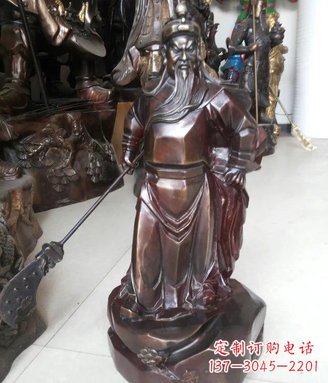 泉州中领雕塑&关公铜雕