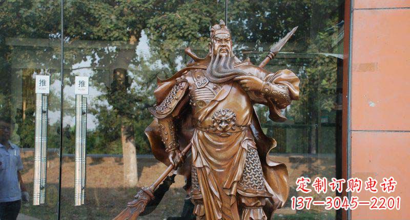 泉州关公古代人物铜雕