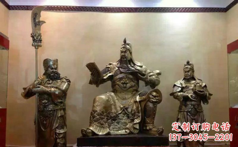 泉州关圣大帝关公铜雕