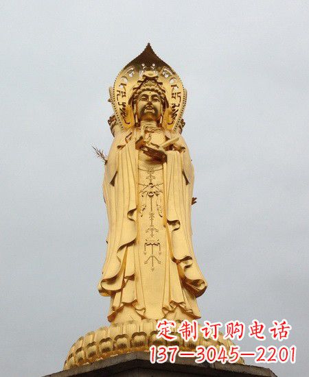 泉州观音铜雕塑-传承千年古风