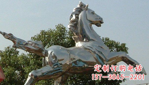 泉州精美不锈钢奔马雕塑