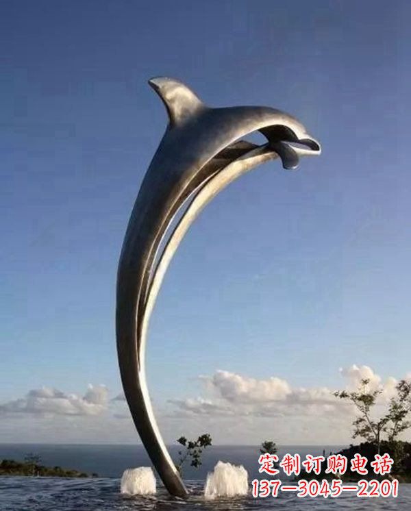 泉州精致雕刻,细腻传递—中领雕塑海豚雕塑