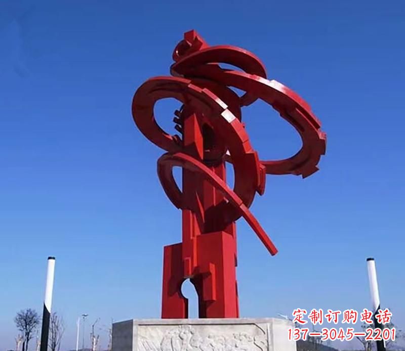 泉州飘带不锈钢抽象雕塑