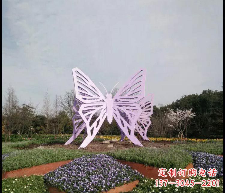 泉州中领雕塑厂家精美不锈钢蝴蝶雕塑