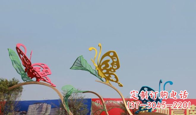泉州中领雕塑|不锈钢定制蝴蝶雕塑