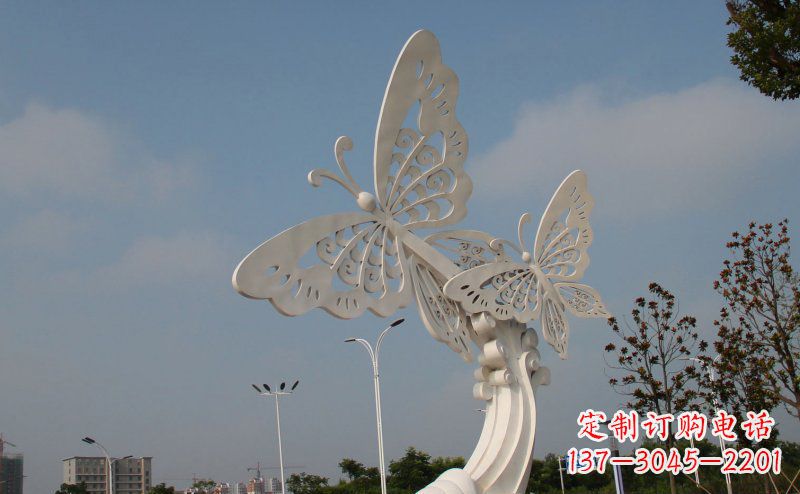 泉州完美的蝴蝶不锈钢雕塑