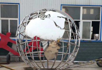 泉州中领雕塑制作专业不锈钢地球仪景观雕塑