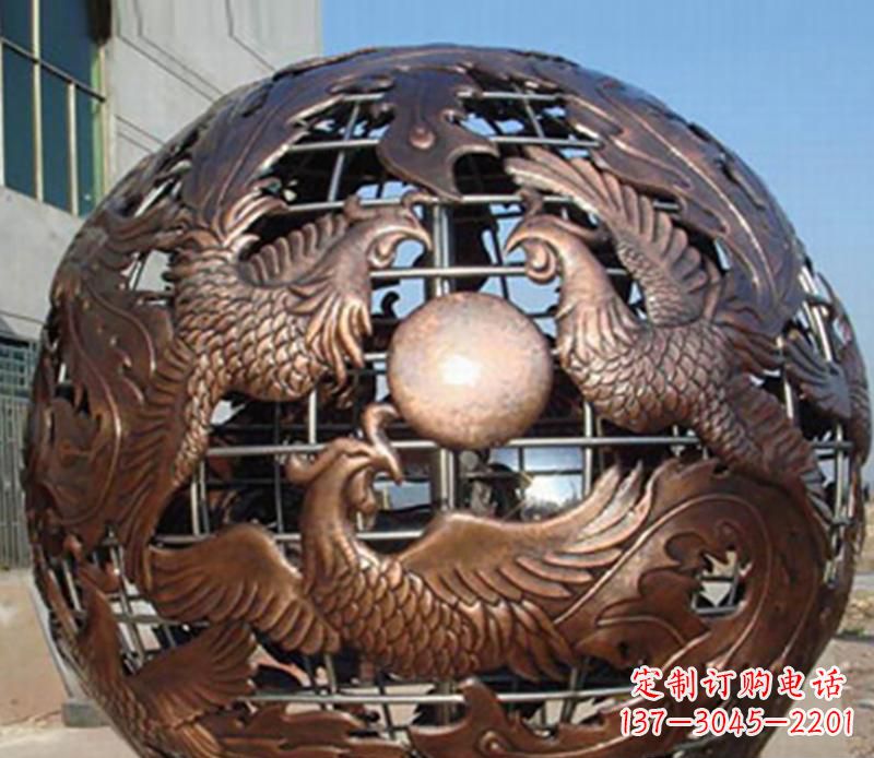 泉州中领雕塑定制经典龙凤雕塑;