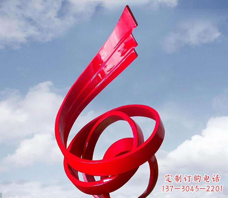 泉州中领雕塑为您定制翅膀抽象雕塑