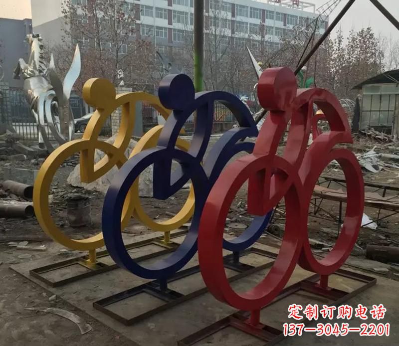 泉州中领雕塑推出的自行车雕塑是一件别具一格的…