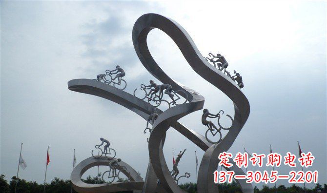 泉州让你个性十足的自行车雕塑