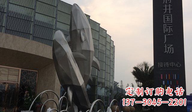 泉州品质超凡的不锈钢海豚雕塑