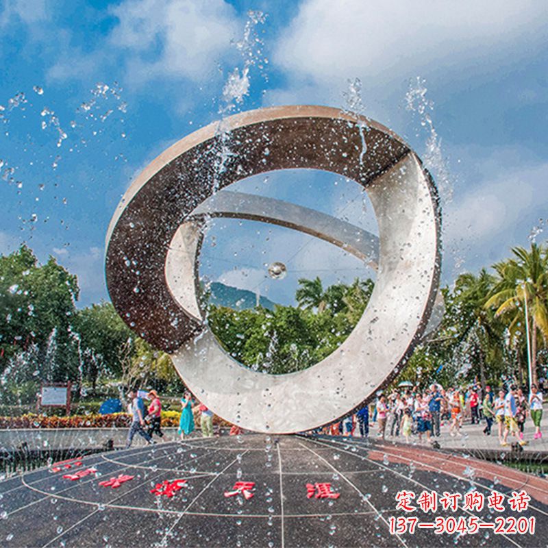 泉州趣味非凡,体现尊贵,不锈钢喷泉雕塑