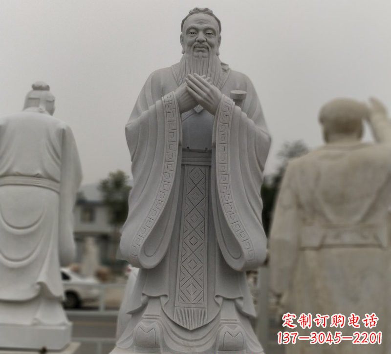 泉州中领雕塑:铸造传统文化,精致的大理石孔子石雕
