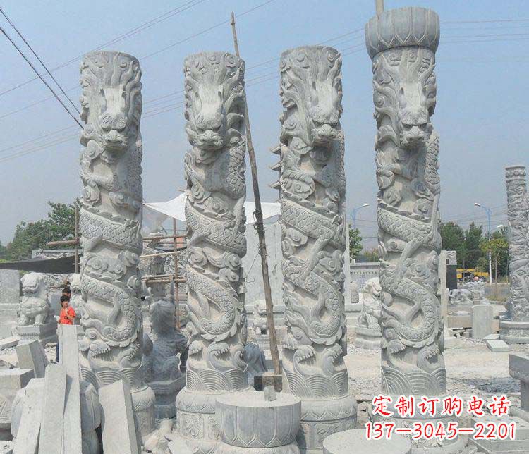 泉州中领雕塑龙柱雕塑,历久弥新
