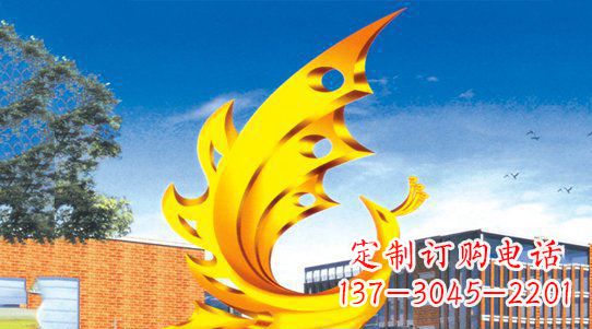 泉州浩瀚神秘的凤凰不锈钢雕塑
