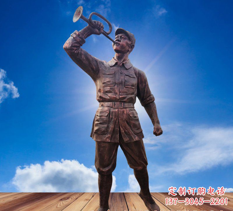 泉州领雕塑：具有历史意义的红军铜雕