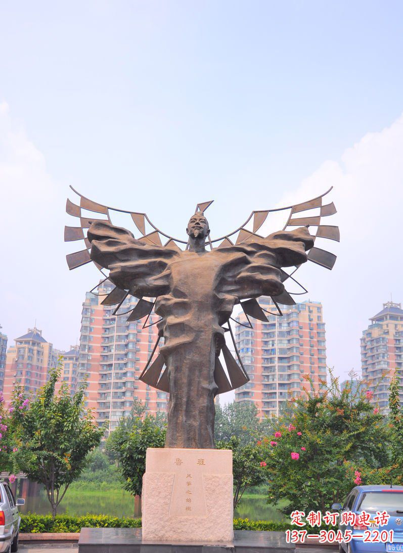 泉州中领雕塑:非凡的鲁班古代名人铜雕