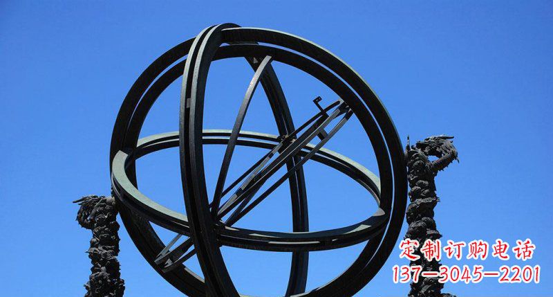 泉州广场青铜浑天仪雕塑