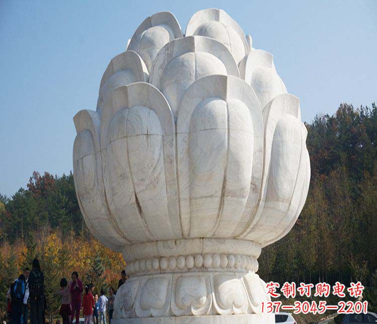 泉州荷花雕塑,引领广场石雕时尚