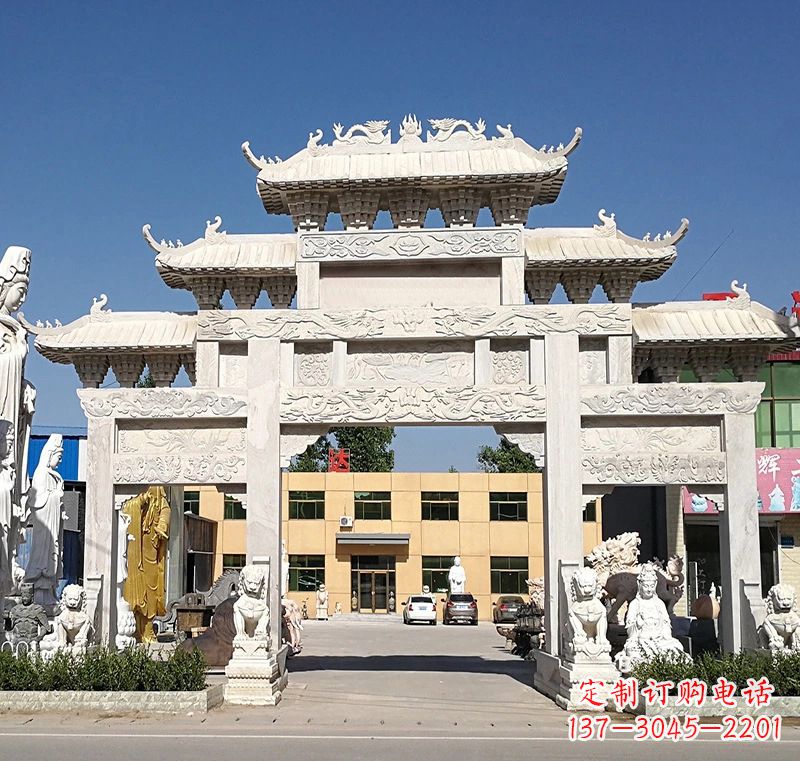 泉州广场石雕牌坊:品质卓越的牌坊雕塑