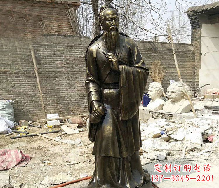 泉州传承医德耀中华——华佗铜雕