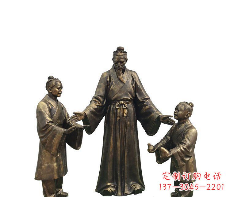 泉州精美铜雕孔融雕塑,温柔释放你的情怀