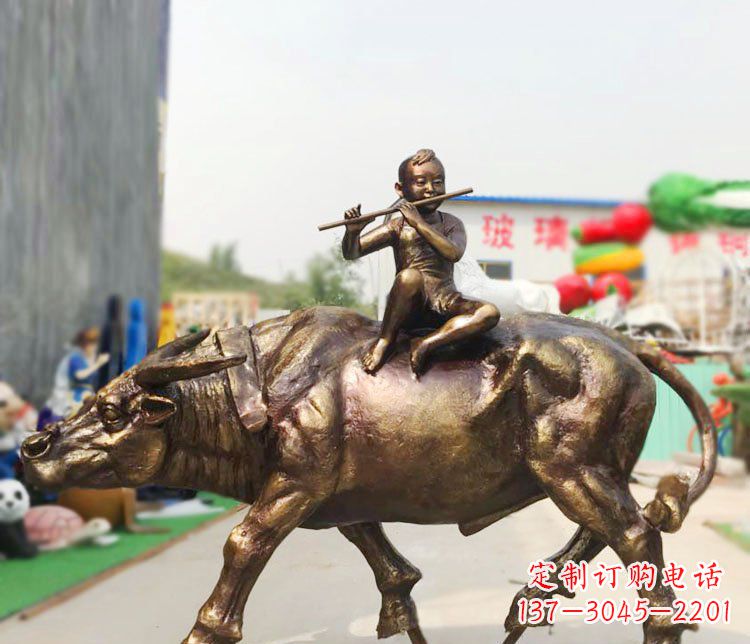 泉州牧童铜雕:唤醒温暖的旅程