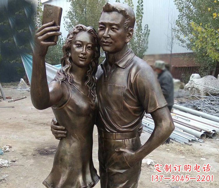 泉州中领雕塑:精美的情侣雕塑