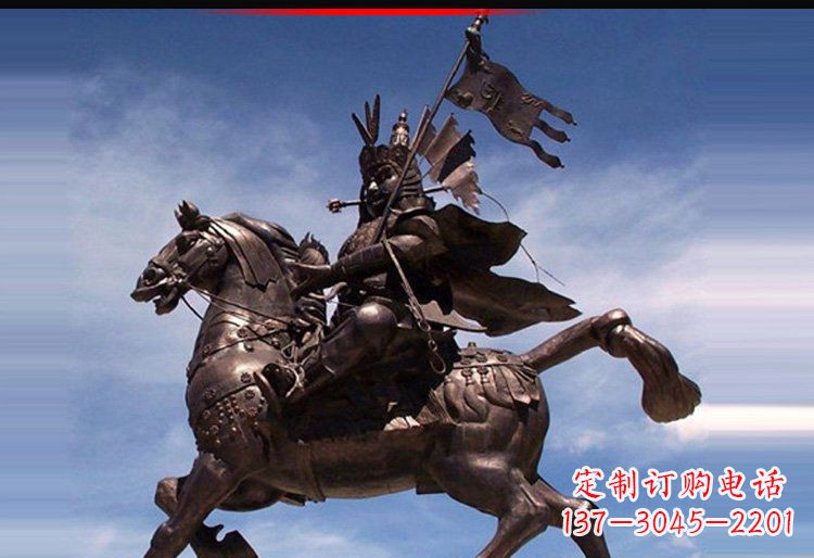 泉州风靡全国的将军人物铜雕塑