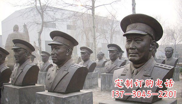 泉州广场伟人头像人物铜雕