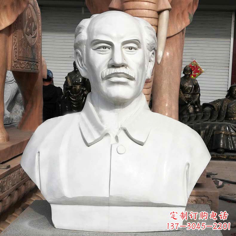 泉州白求恩胸像雕塑——校园世界名人著名医生的终极象征