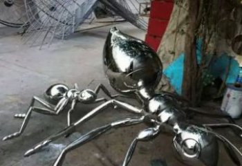 泉州中领雕塑|不锈钢蚂蚁雕塑