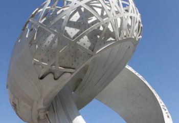 泉州艺术品级不锈钢戒指雕塑