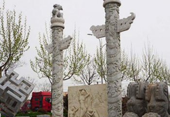 泉州盘龙柱石雕华丽装点美丽家园