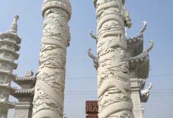 泉州传承雄风，精美绝伦的盘龙柱石雕