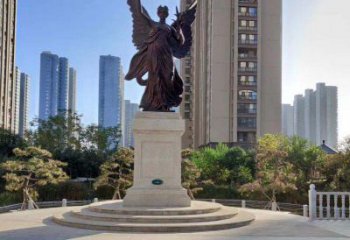 泉州中领雕塑：精致的女神铜雕