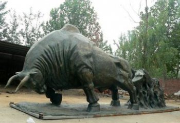 泉州新中国拓荒牛铜雕，传承中国传统文化