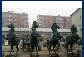 泉州中领雕塑推出的优雅动物铜雕飞马，以其出色…