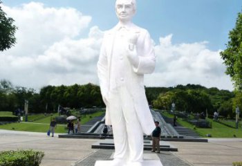 泉州爱迪生公园广场世界名人石雕塑