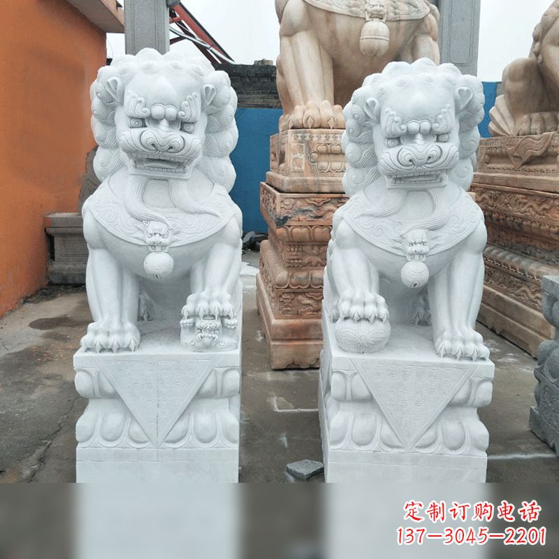 泉州汉白玉北京小狮子