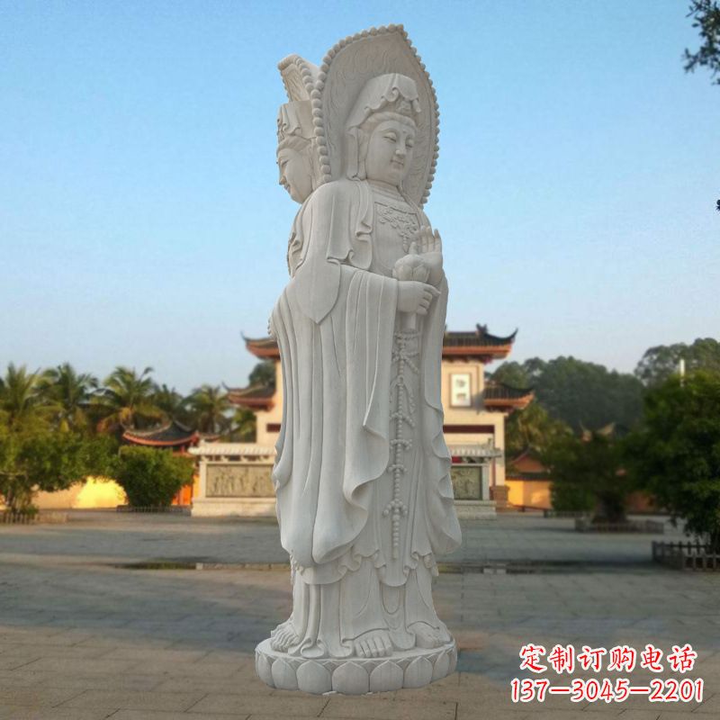 泉州三面观音塑像,让你的生活充满智慧和祥和
